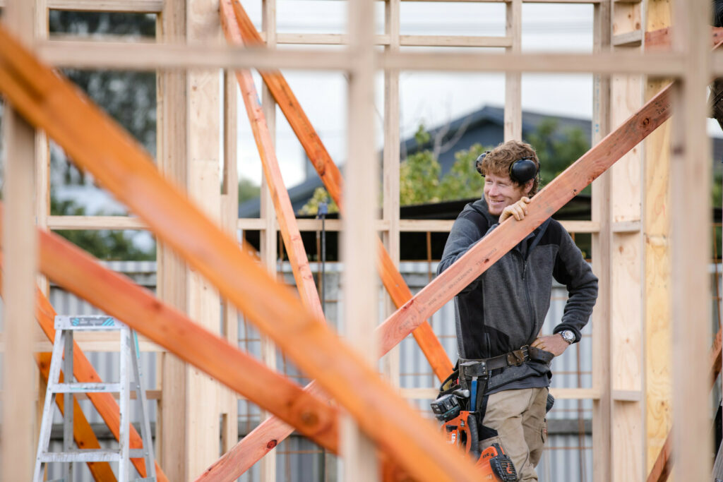 Construction worker onsite